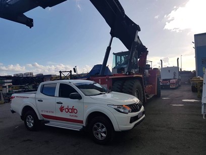 Dafo Australia car on worksite